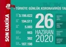 Bakan Koca 26 Haziran koronavirüs tablosunu paylaştı