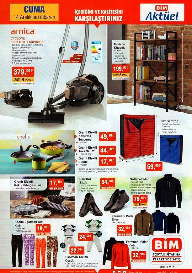 BİM aktüel ürünler kataloğu 14 Aralık 2018 BİM katalog ürünleri - 1