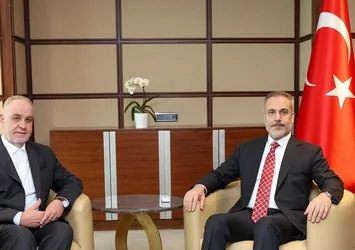 Bakan Fidan Bosna-Hersek İslam Birliği Başkanı ile görüştü!