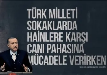 Başkan Erdoğan'dan 15 Temmuz destanına 'tiyatro' diyenlere tepki