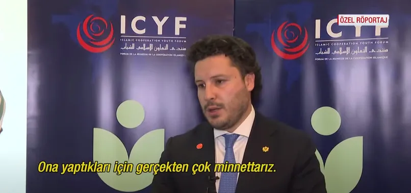 Karadağ Başbakanı Dritan Abazovic A Haber’e konuştu: Başkan Erdoğan'a minnettarız