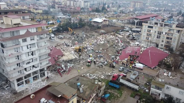 A Haber drone kamerasından DEPREM bölgesi! Facianın boyutunu gözler önüne seren dehşet verici görüntüler