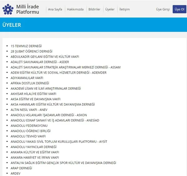Milli İrade Platformu 7'li koalisyonun karşısında Cumhur İttifakı'nın yanında: Safımız Türkiye, tarafımız da - 5