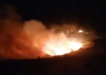 Siirt'te Kezer Çayı mevkisinde çıkan yangın kontrol altına alındı