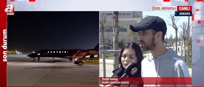 Ölümle pençeleşen 2 aylık Faslı Yunus Ankara’da! Yunus bebeğin ailesi A Haber’de