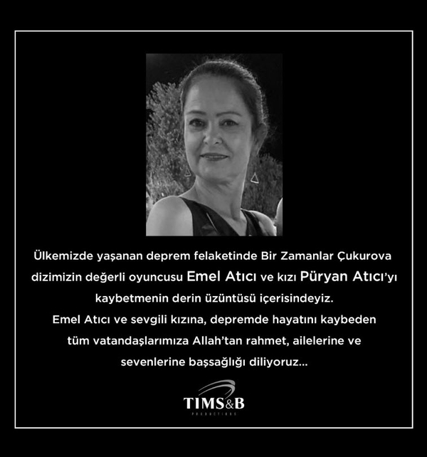 1676098644365.jpg Bir Zamanlar Çukurova oyuncusundan kahreden haber! Emel Atıcı depremde hayatını kaybetti - 2