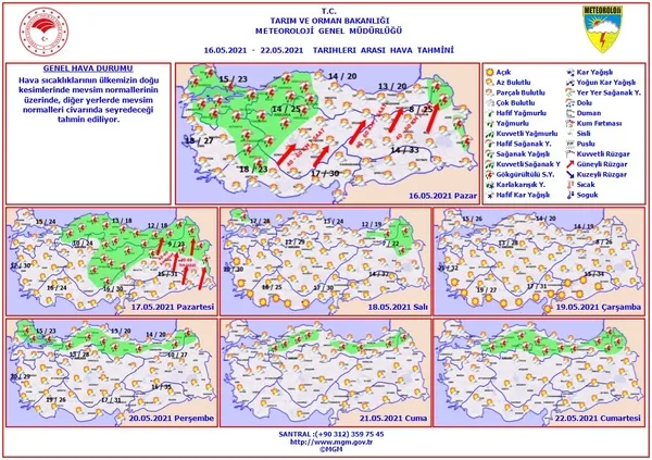 1621090532981.jpg Tam kapanma bitiyor ama kuvvetli yağış geliyor! Meteoroloji'den o illere son dakika uyarısı! İstanbul Ankara İzmir hava durumu... - 2