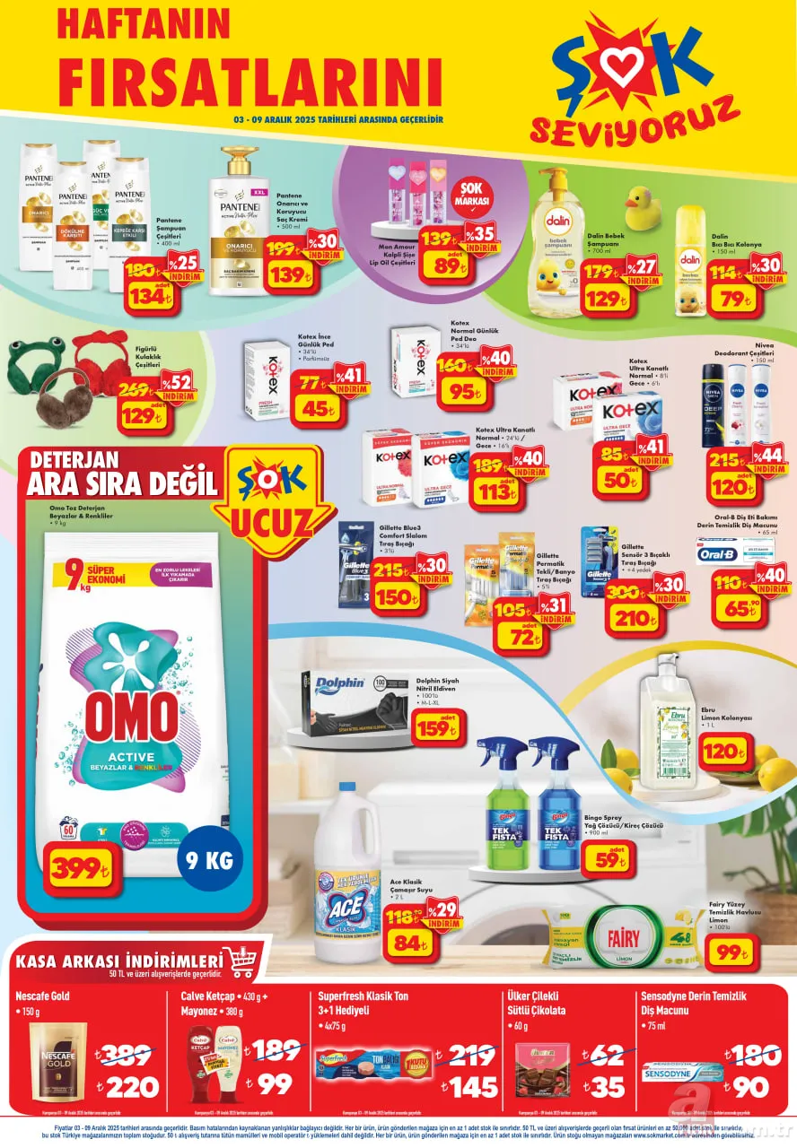 ŞOK haftanın fırsatlarında neler var? 3-9 Aralık indirimli ürünler listesi 3