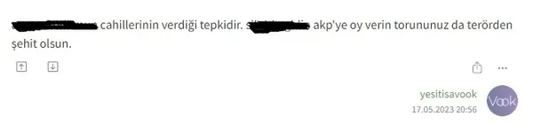 CHP’ye destek veren Ekşi Sözlük’te şehitlere ağır küfürler! Depremzedelerin ardından sırada şehit aileleri ve Anadolu insanı var...