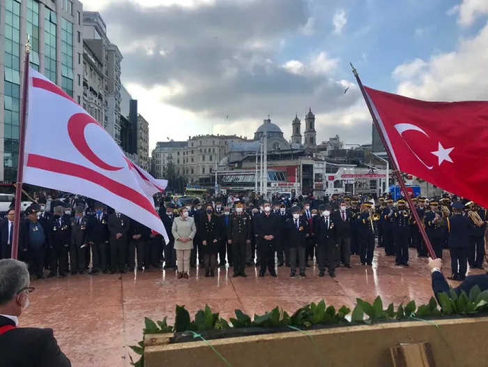 KKTC’nin 38. kuruluş yıl dönümü Taksim’de kutlandı