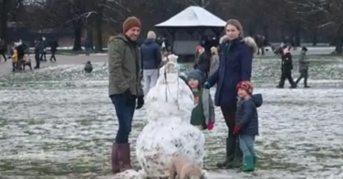 Londra’ya ilk kar yağdı