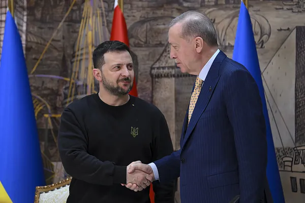 Başkan Recep Tayyip Erdoğan ve Volodimir Zelenskiy’den ortak basın toplantısı!
