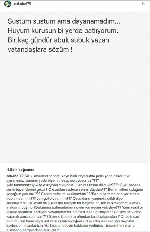 Çağla Şikel: Biz insan değil miyiz? - 1