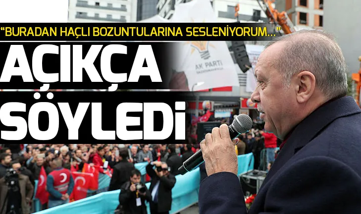 Buradan Haçlı bozuntularına sesleniyorum...