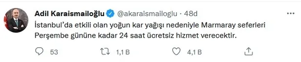 Marmaray ücretsiz mi? 25 Ocak Marmaray saat kaça kadar açık olacak? Marmaray seferleri kaçta bitecek? - 1