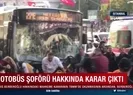 Durağa dalan şoförün cezası belli oldu