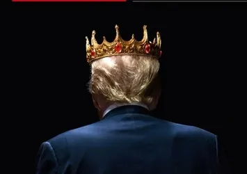 The Economist'ten dikkat çeken Trump kapağı: Kral olacak!