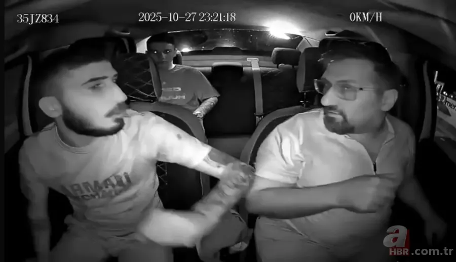 Taksi şoförü yolcusu tarafından darbedildi! O anlar kamerada 2