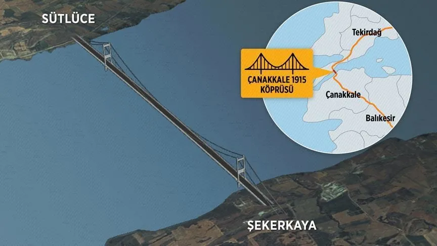 Çanakkale 1915 Köprüsü'nün geçiş ücreti belli oldu - 1