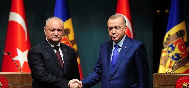 Son dakika: Başkan Erdoğan Moldova Cumhurbaşkanı Dodon ile görüştü