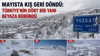 Bahar ortasında kış: Türkiye mayısta yeniden beyaza büründü