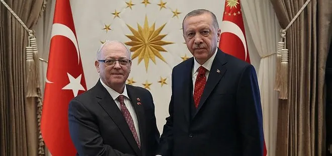Başkan Erdoğan Kanada Senatosu Başkanı Furey’i kabul etti