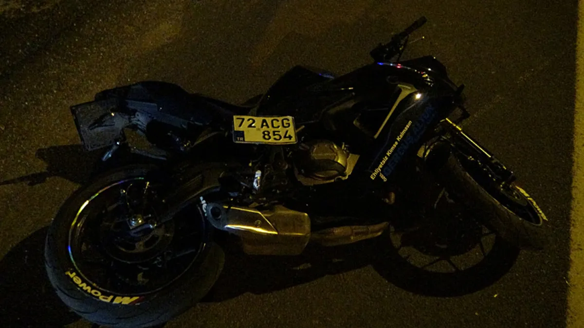 Batman'da elim kaza: Motosiklet sürücüsü hayatını kaybetti