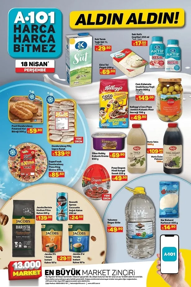 24 Nisan A101 aktüel ürünler kataloğu! A101’de 3 Musluklu Su Sebili, TV Box, Şarjlı Su Pompası, Apec 150 CC Motor uyguna satışta