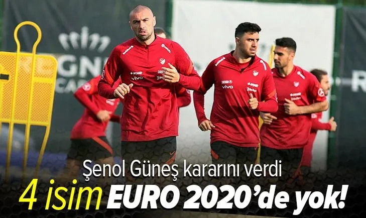 A Milli Takım'da kadrodan çıkarılan 4 isim belli oldu