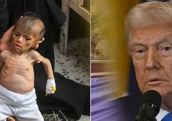 Trump: Gazze’de çocuklar açlık çekiyor