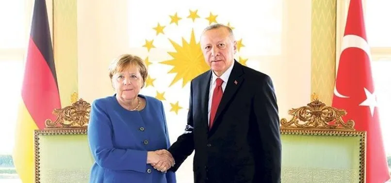 Başkan Erdoğan'dan Akdeniz'de yeni gerginlikler olmasın diyen Merkel'e yanıt: Onu Miçotakis ile görüşün