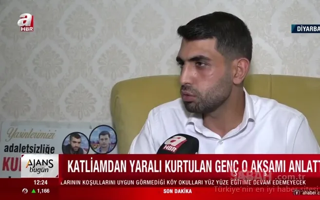 Diyarbakır’da Yasin Börü ve arkadaşlarının öldürüldüğü olaydan yaralı kurtulan Yusuf Er yaşadıklarını anlattı