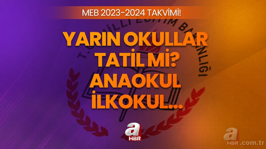 Pazartesi okul var mı, yarın okullar tatil mi? MEB SON DAKİKA: Okullar ne zaman açılacak? İlkokul, ortaokul, lise... 1