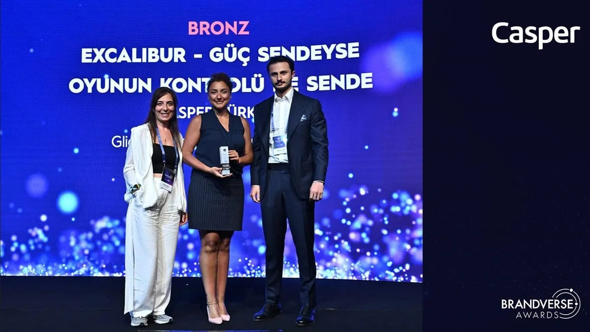 Casper Excalibur’un beğeni toplayan reklam filmi Brandverse Awards’tan ödülle döndü