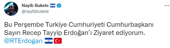Son dakika: Başkan Erdoğan’dan El Salvador Devlet Başkanı Nayib Bukele’ye cevap! Büyük mutluluk duyacağız