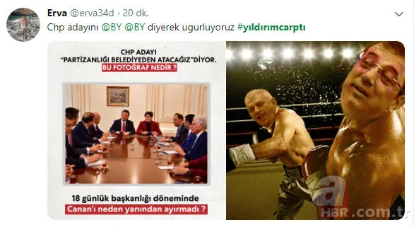 CHP adayı Ekrem İmamoğlu'nu canlı yayında 'Yıldırım' çarptı! Sosyal medya Binali Yıldırım'ı konuşuyor 11