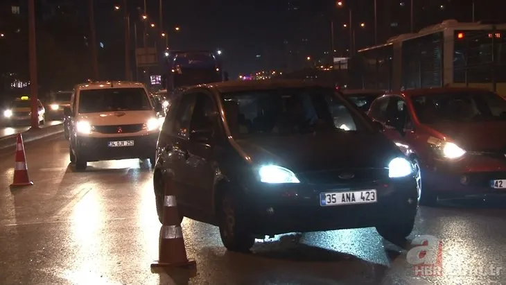 Son dakika! İstanbul’da makas terörü! Otomobil E-5’te takla attı