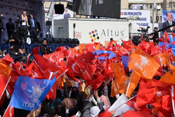 Başkan Erdoğan'a Şırnak'ta sevgi seli