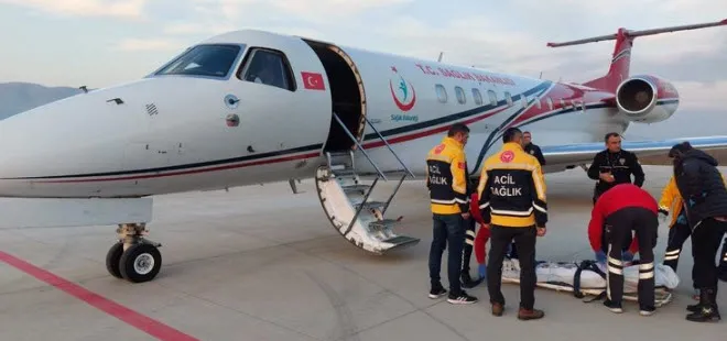Sağlık Bakanlığı'nın uçak ambulansı umuda uçtu