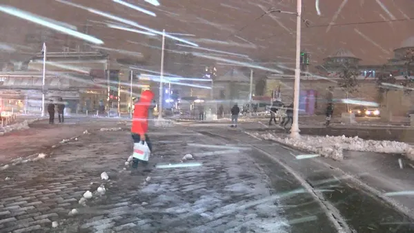 1613360245537.jpg İstanbul'da yoğun kar yağışı ağaçları devirdi - 7