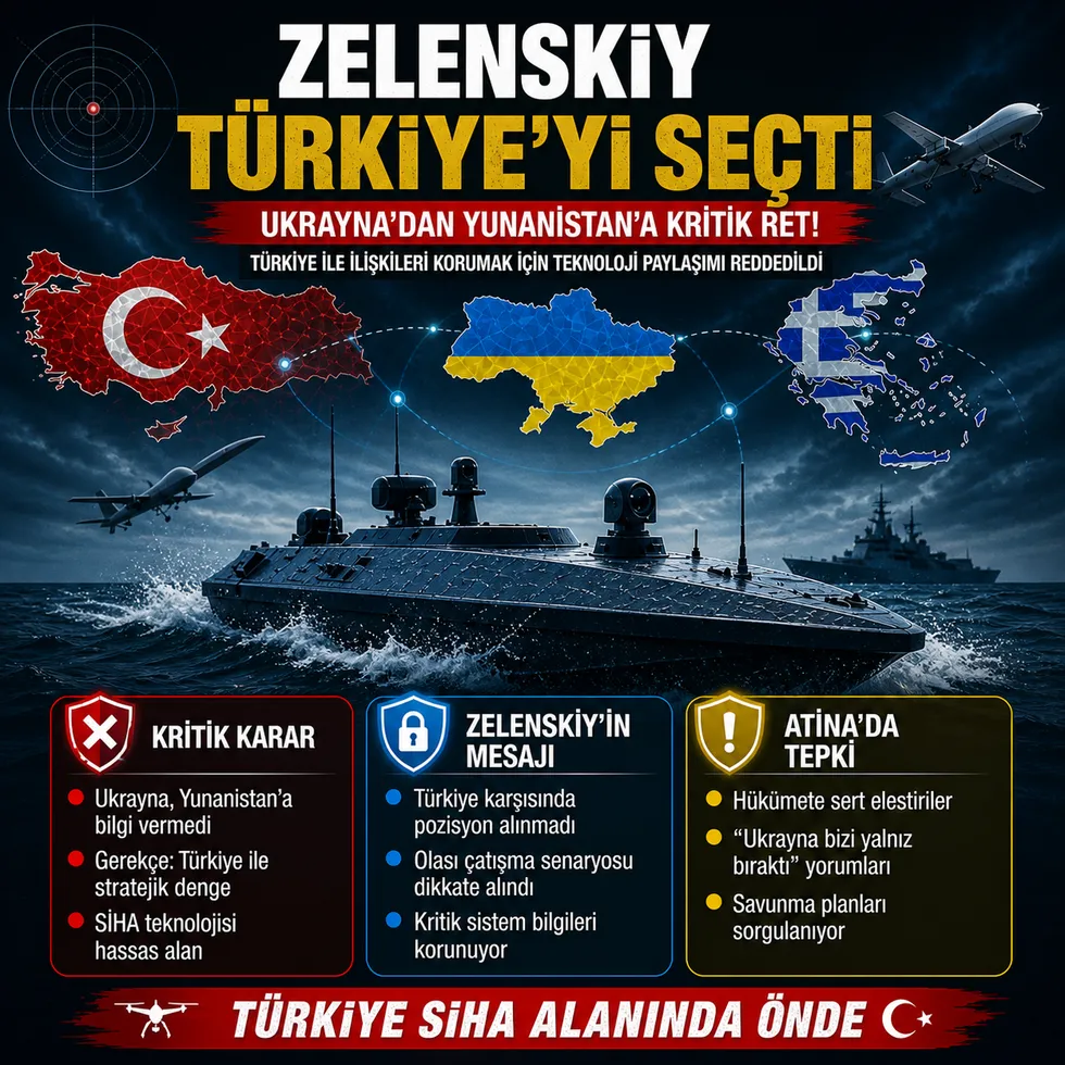 Yunanistan'a Ukrayna şoku! Zelenskiy Türkiye'yi seçti: Atina'da drone depremi - 1
