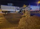 Traktör yan yattı, 3 kişi yaralandı