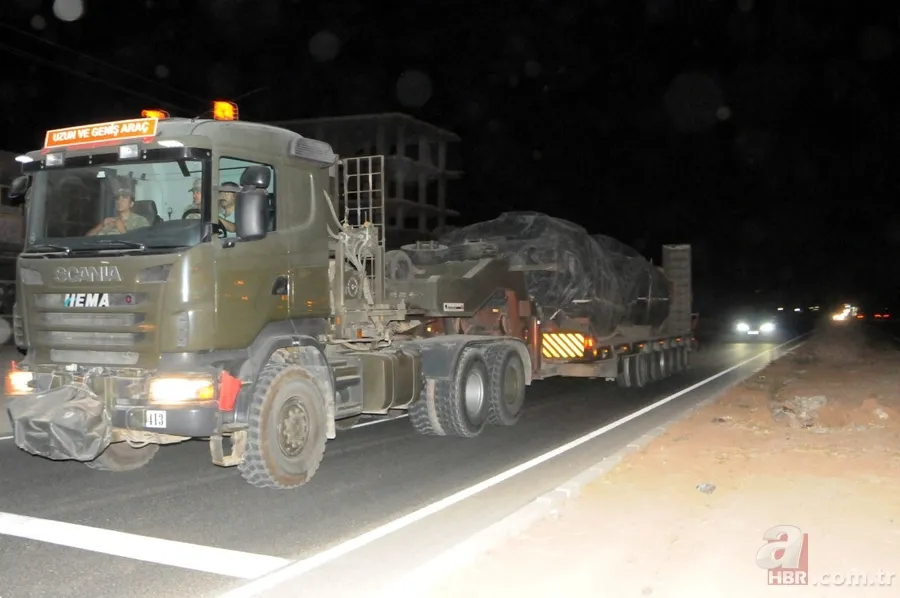 Şanlıurfa'da Suriye sınırına askeri sevkiyat 7