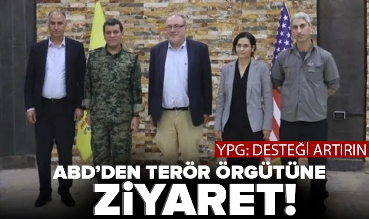 Son dakika: ABD’den terör örgütü YPG’ye skandal ziyaret