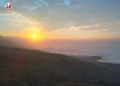 Erzincan’da doğanın muhteşem gösterisi