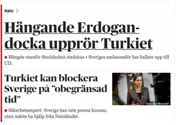 PKK düşkünü İsveç! Ülkenin en çok okunan gazetesinde teröristleri baş tacı yaptılar
