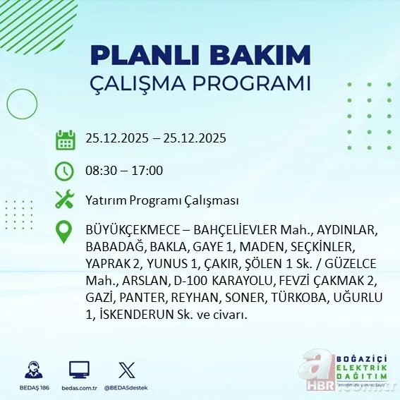 İstanbul’da yaşayanlar dikkat! 21 ilçede elektrik kesintisi: BEDAŞ-AYEDAŞ güncel liste 9