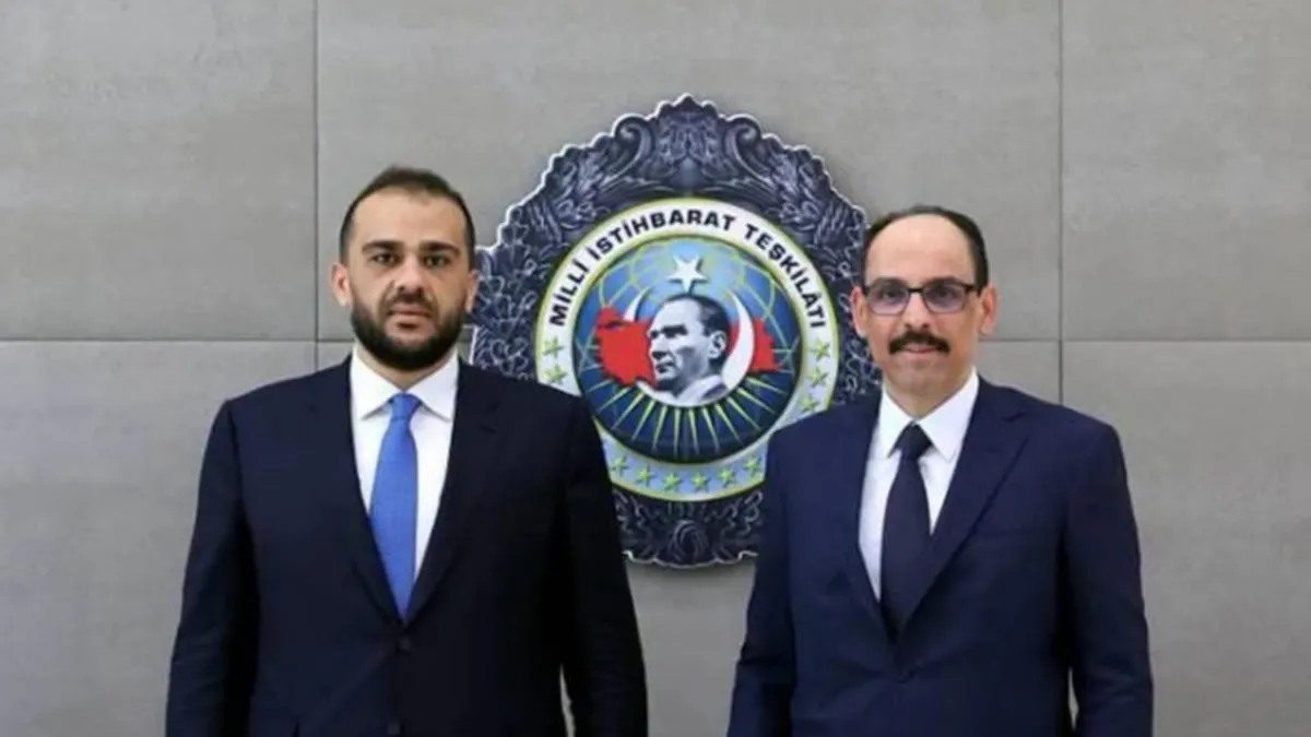 MİT Başkanı İbrahim Kalın Ankara'da Libyalı yetkililerle görüştü