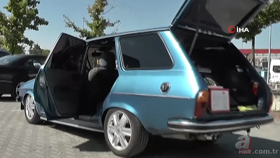 1988 model otomobile 200 bin TL harcadı! Son hali hayran bıraktı 5