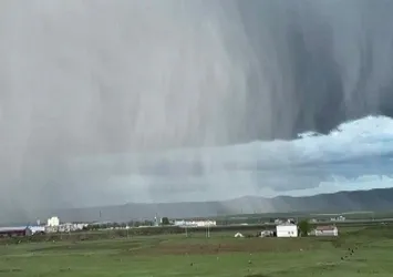 Kars'ta sağanak ve kar etkili oldu